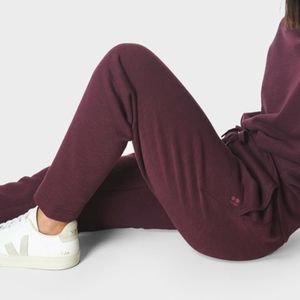 Sweaty Betty Essentials Taper Trouser:PLUM RED:S NWOT